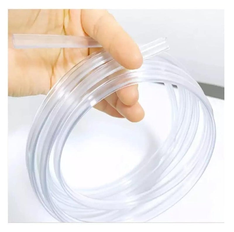 OTOLIMAN Car Door Edge Scratch Guard Trim Molding Protector Clear 5m (16feet) Sticky Cover U Shape Air Vent Edge Decoration - Image 1